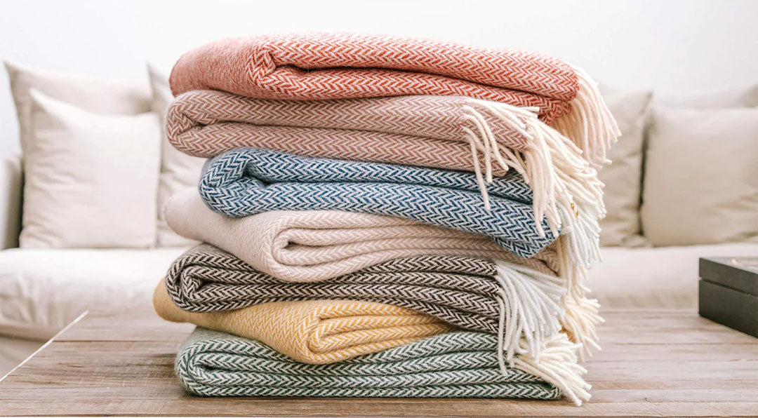 Ruanui Station 100 NZ Wool Throw Blankets Free Shipping NZ Wide Ink