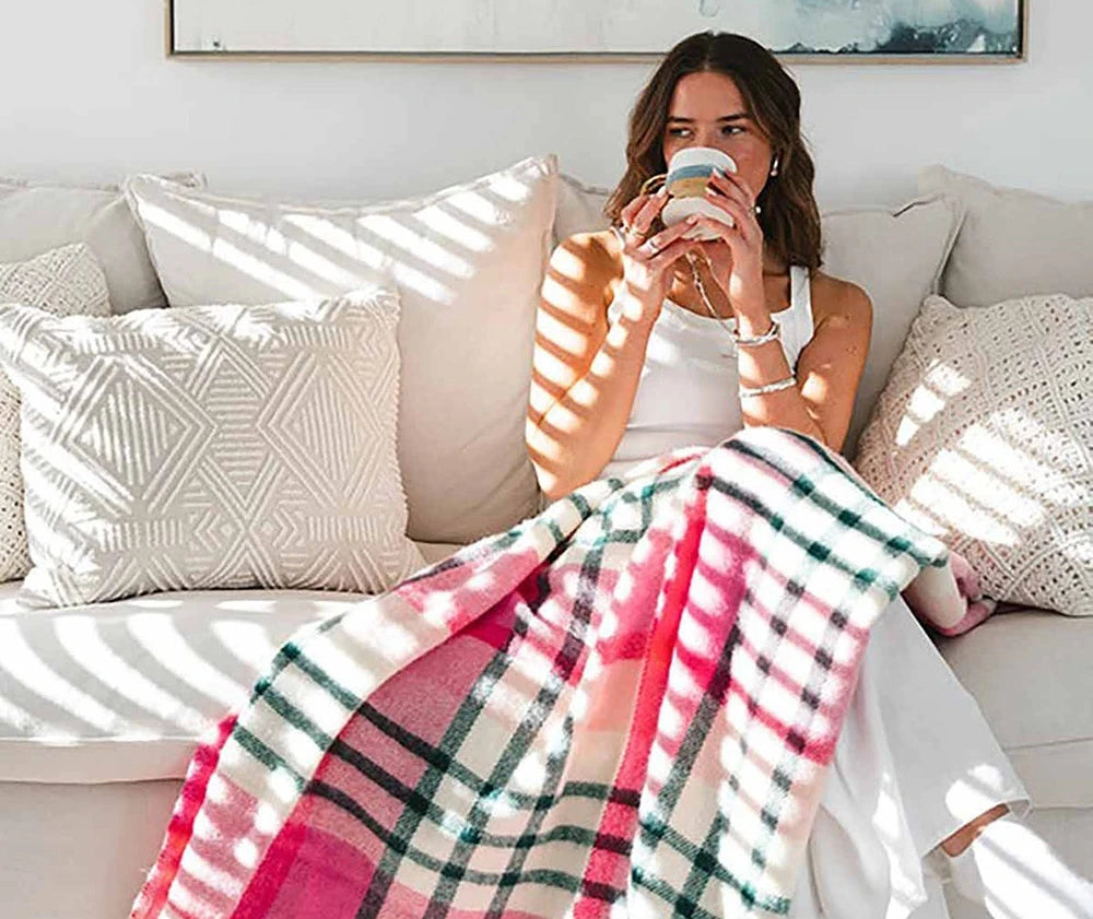 Patterned throw hotsell