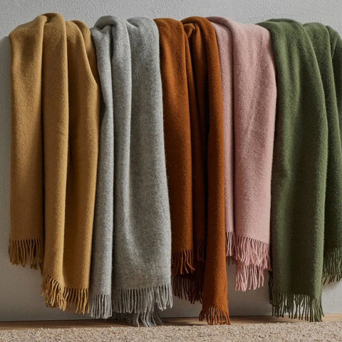 Premium wool throw blanket by Weave