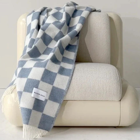 Patterned wool throw blanket nz