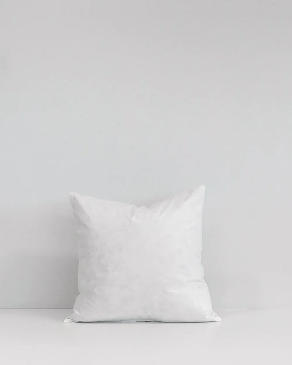 A premium duck feather inner sized 45 x 45cm designed to fit a 40 x 40cm cushion cover