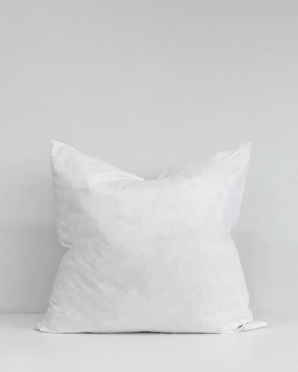 A premium duck feather inner sized 65 x 65cm designed to fit a 60 x 60cm cushion cover