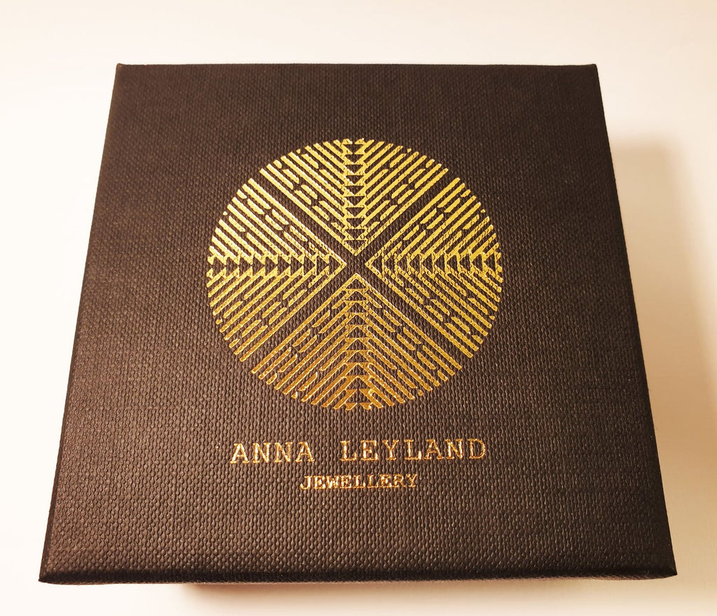The gift box that comes with the Anna Leyland earrings