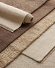 A number of floor rugs from Weave Home's new season, all in cream and neutral tones and with stunning contrasting textures. 
