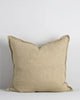 Baya linen cushion in colour 'putty' - a light brown - beige tone
