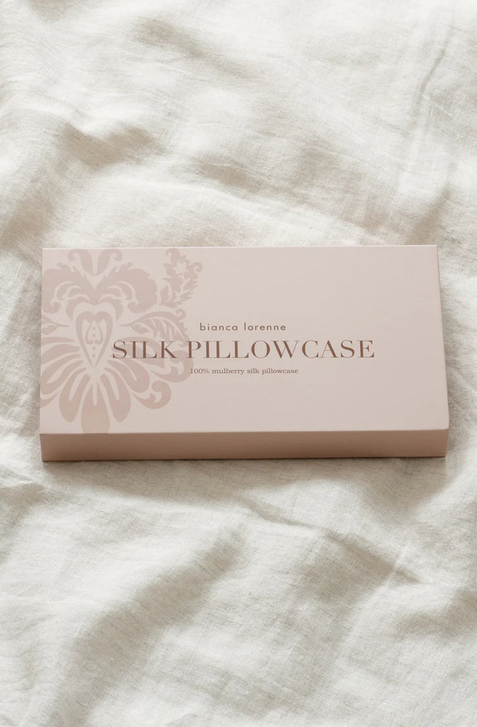 Beautiful luxury gift box for the Bianca Lorenne silk pillowcases