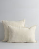 The Baya cream linen cushions Cassia (square) and Arcadia (Rectangle lumbar)