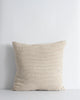 The 'Sandridge' linen cushion by Baya, in the linen and rust colourway