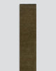 The olive green 'Moss' Sandringham wool runner rug by Baya, seen in full from above.