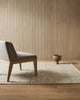 Wool boucle floor rug 'Henley Pelican' by Weave Home nz in a modern home