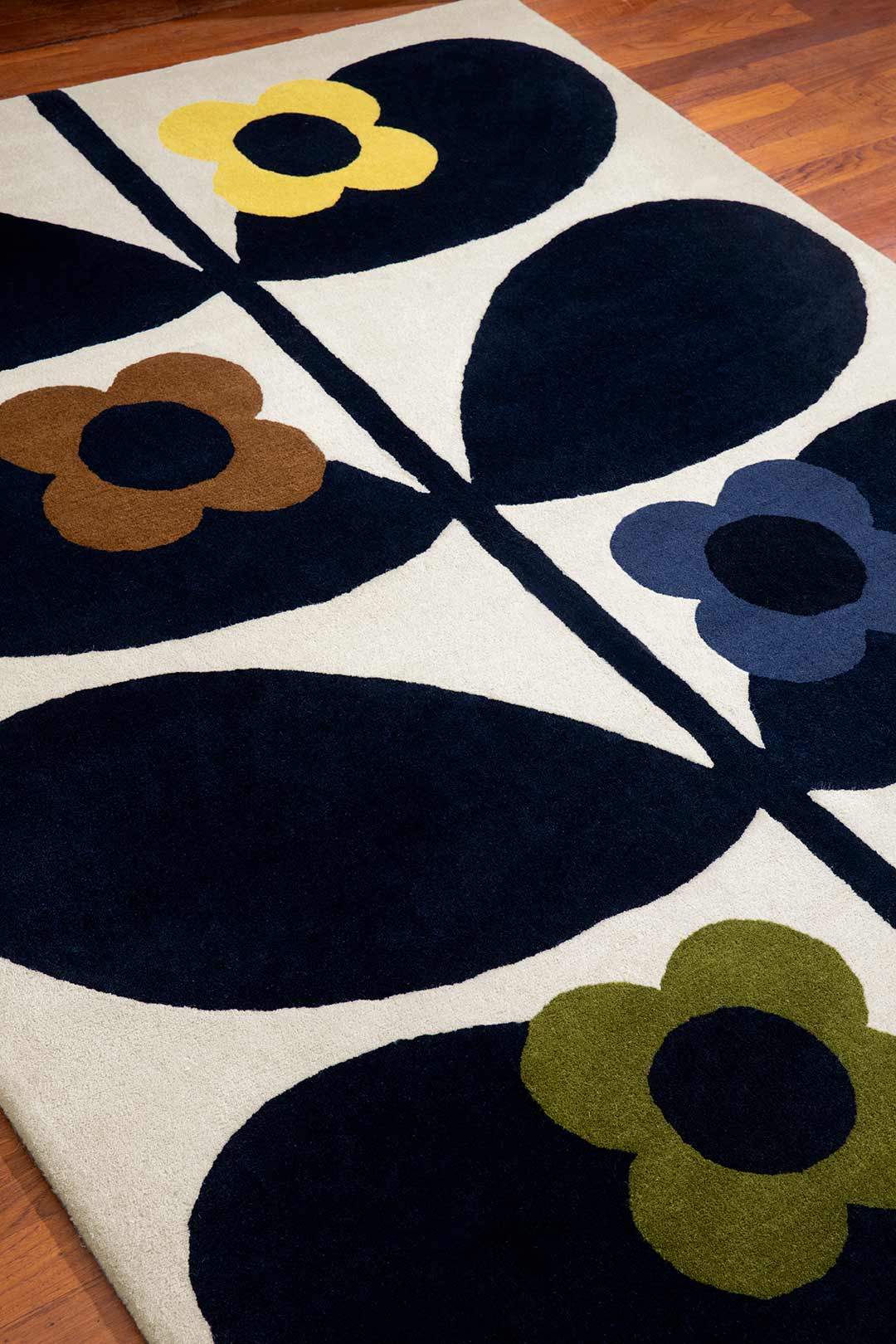 Orla Kiely Designer Floor Rugs 100 Wool Shop online NZ Ink & Brayer