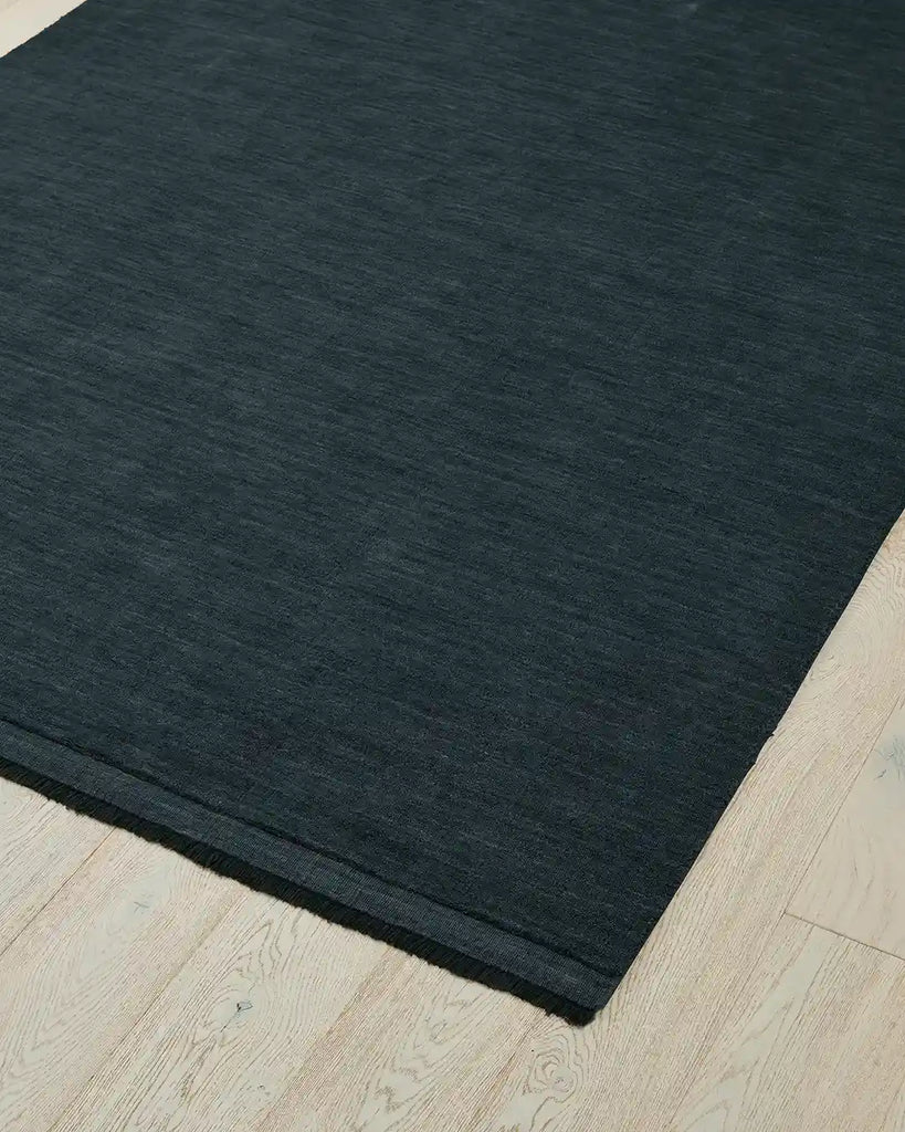 The Weave Home Silvio Rug in colour dusk - a deep muted blue