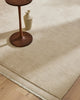 The Silvio wool floor rug in a neutral creamy ecru colour