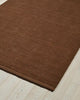The Silvio wool floor rug by Weave Home nz, in colour Sienna red-brown