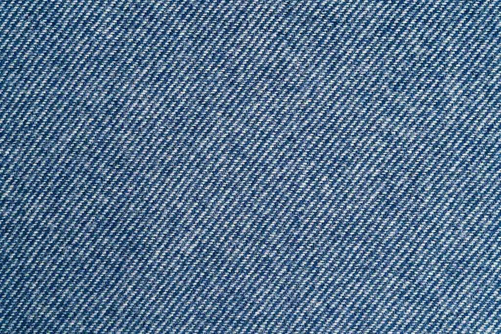Close up of the blue in the NZ wool throw blanket in blue and white stripe, by Ruanui Station