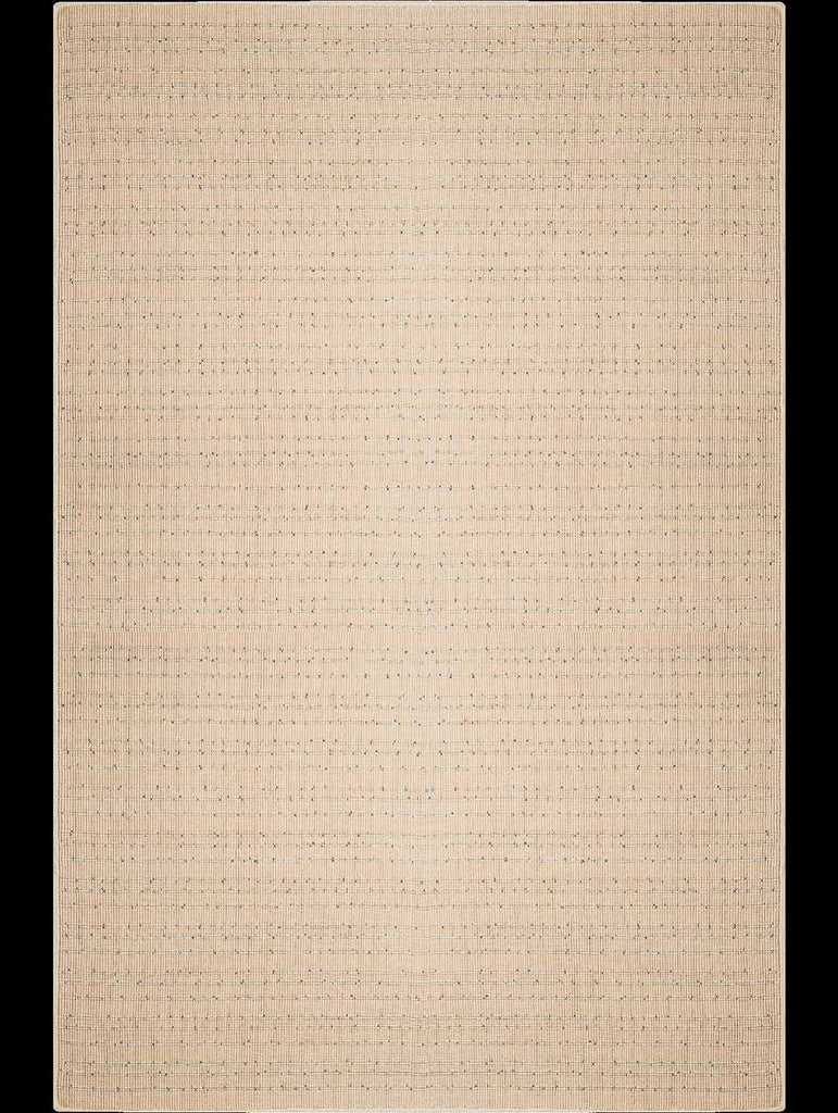 The Tribe Home Fritz floor rug in colour Sand/Pink shown from above