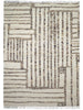 Tribe Home Tulsi wool and jute rug in Caraway, full view on a white background