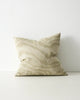 Weave Home nz Clunes cushion in sage green colour featuring an organic wave stylle design