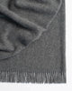 Weave Home wool throw blanket in colour 'charcoal'