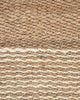Close up of the stripe detail in the Baya Anglesea jute door mat