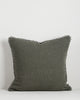 Baya Alden linen cotton blend cushion in Sage on a plain background