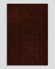 Baya Bastion NZ wool floor rug in Claret, full flat view on a plain background, showing the two fine lengthwise lines.