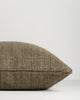 Side profile of the Baya Dune outdoor cushion in Mangrove, lying flat, showing the piped seam edge