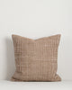 Baya Dune recycled PET outdoor cushion in Tobacco, 50 x 50cm, front view