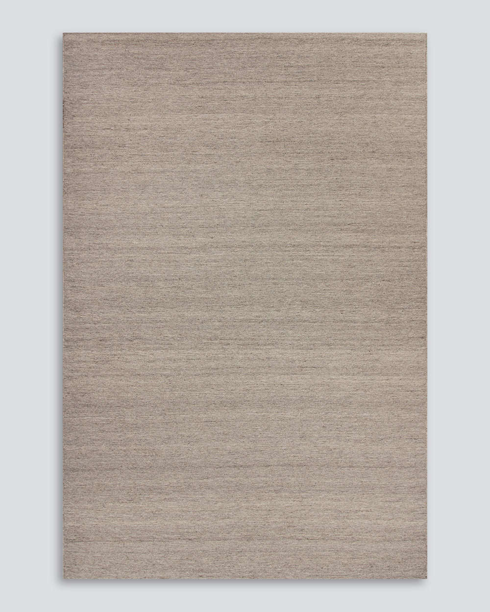 Baya Fairmont NZ Wool Floor Rug in Ash, laid flat on a plain background