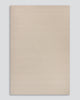Baya Fairmont NZ Wool Floor Rug in Limestone, laid flat on a plain background