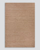 Baya Ormond outdoor rug in Biscotti, full flat view on a plain background, showing the flat-woven texture.
