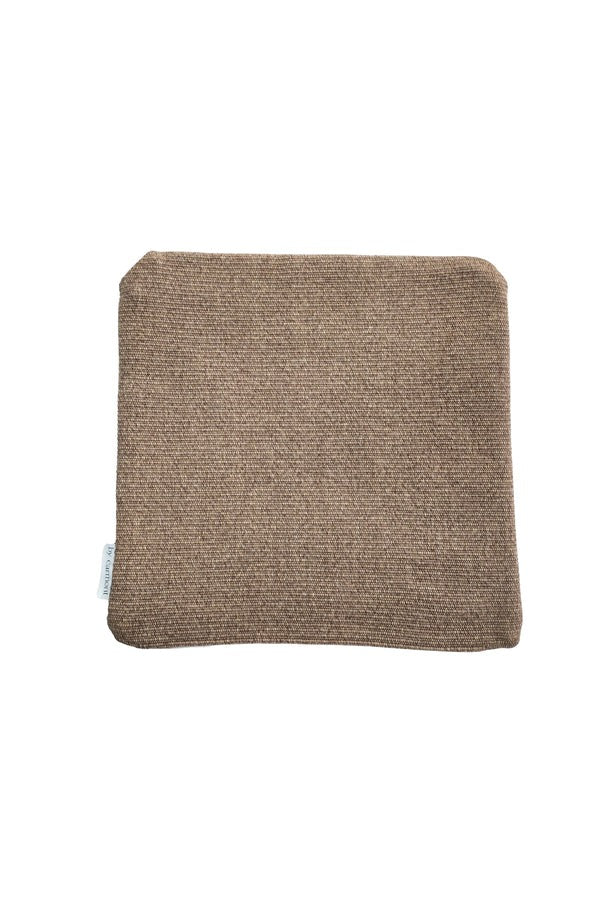 By Carmont Huxley cushion cover in Natural, 65 x 65cm, flat lay