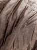 Città Cotton Velvet Quilt in Doe, close view of the quilted channel stitching.