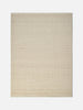 Città Joni Wool Mat in Oatmeal, full flat lay view of the mat.