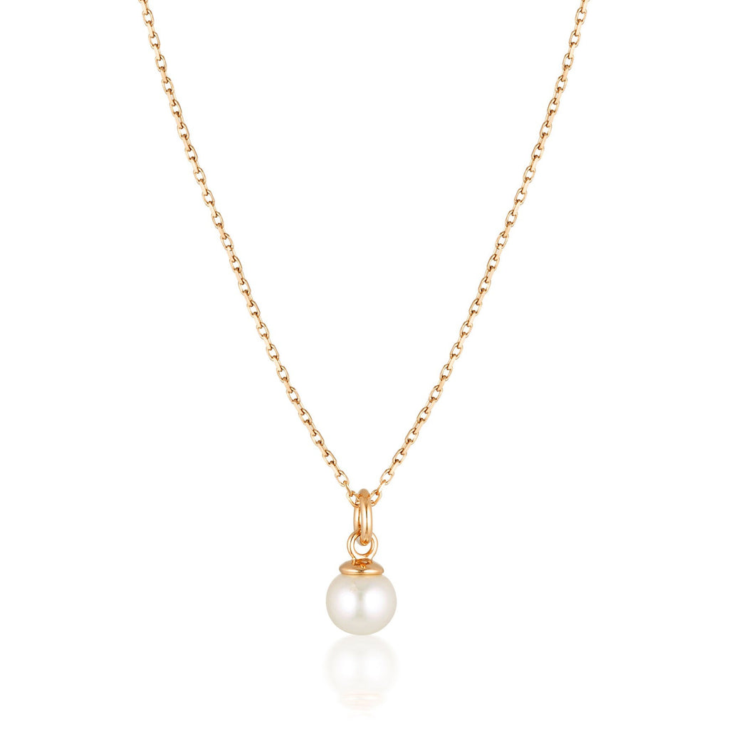 Linda Tahija Cleo pearl necklace in gold