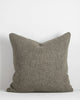 The Baya 'Cyprian Sage' green textural cushion in large Euro size