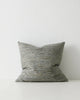 A multi-toned, square textural cushion inspired by colours in rocks, by Weave Home nz