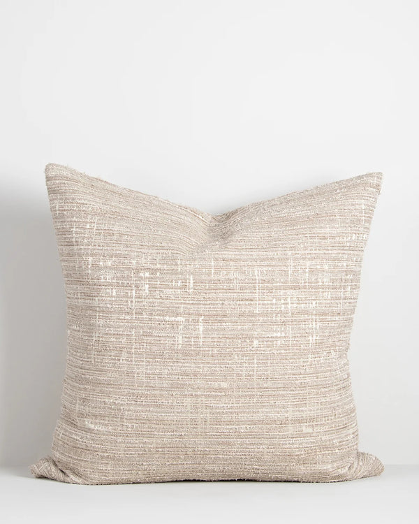 Baya textural cushion in neutral creamy beige/ecru  colour