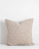 Baya 'Cyprian' cushion in a neutral pale brown called 'Pebble'