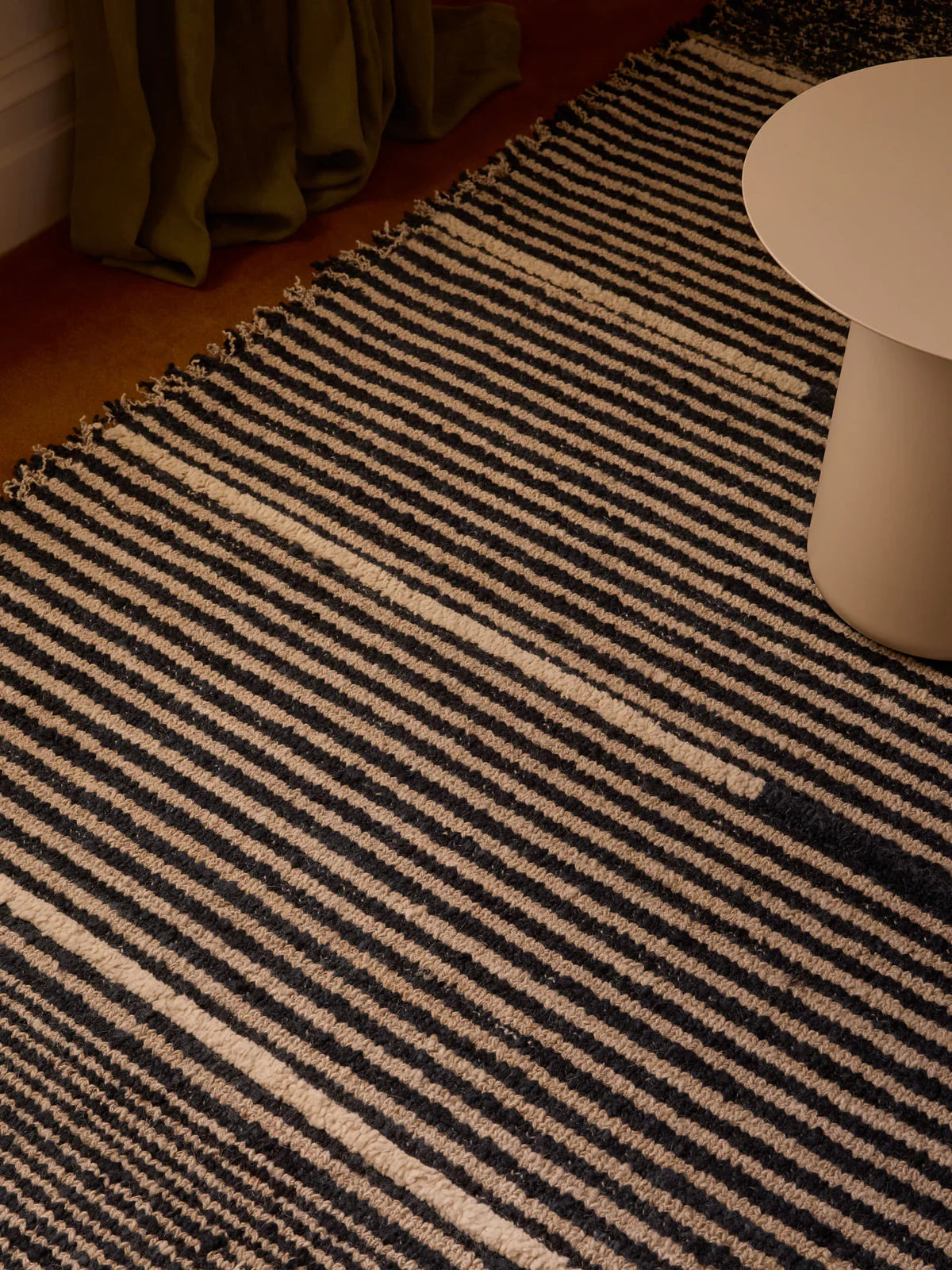 Tribe Home Inca Rug - Navy Blue | 100% NZ Wool– Ink & Brayer New Zealand