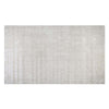 Full view of a creamy silver floor rug made with a wool blend, by Soren Liv NZ and Globe West.