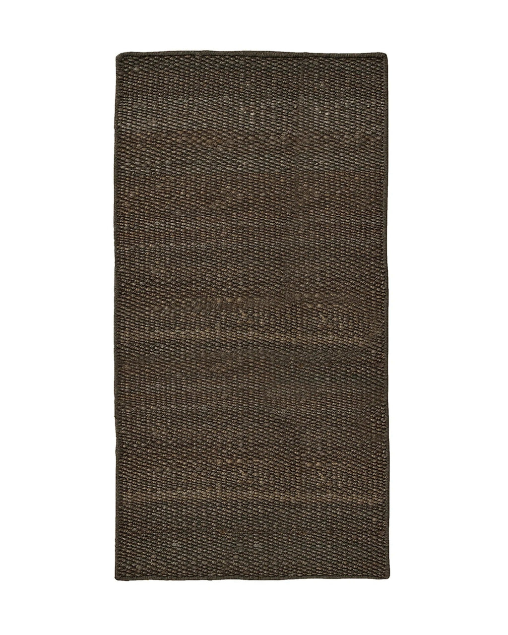Weave Home Ivano jute doormat in Graphite, shown flat on a plain background.