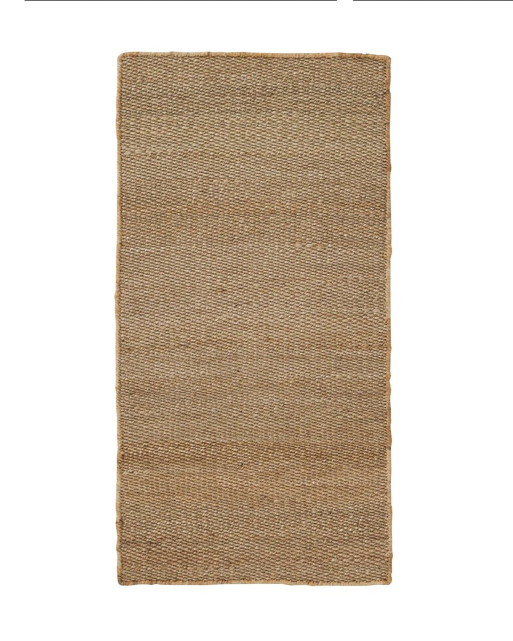 Weave Home Ivano jute doormat in Wheat, shown flat on a plain background.