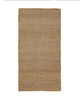 Weave Home Ivano jute doormat in Wheat, shown flat on a plain background.