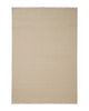 Weave Home Jacqueline wool rug in Cashew on a plain background, shown flat with fringed ends