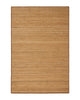 Weave Home Monroe jute rug in Biscuit on a plain background, shown flat with a blanket stitch border