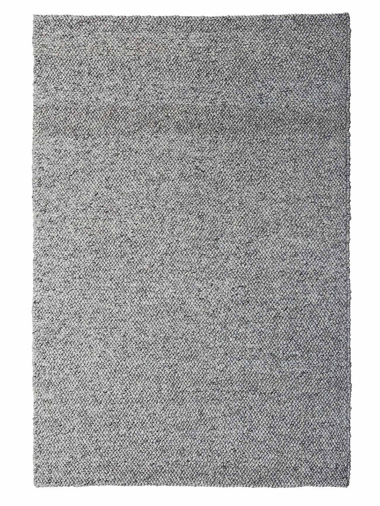 Full view of Tribe Home nz aero rug in silver