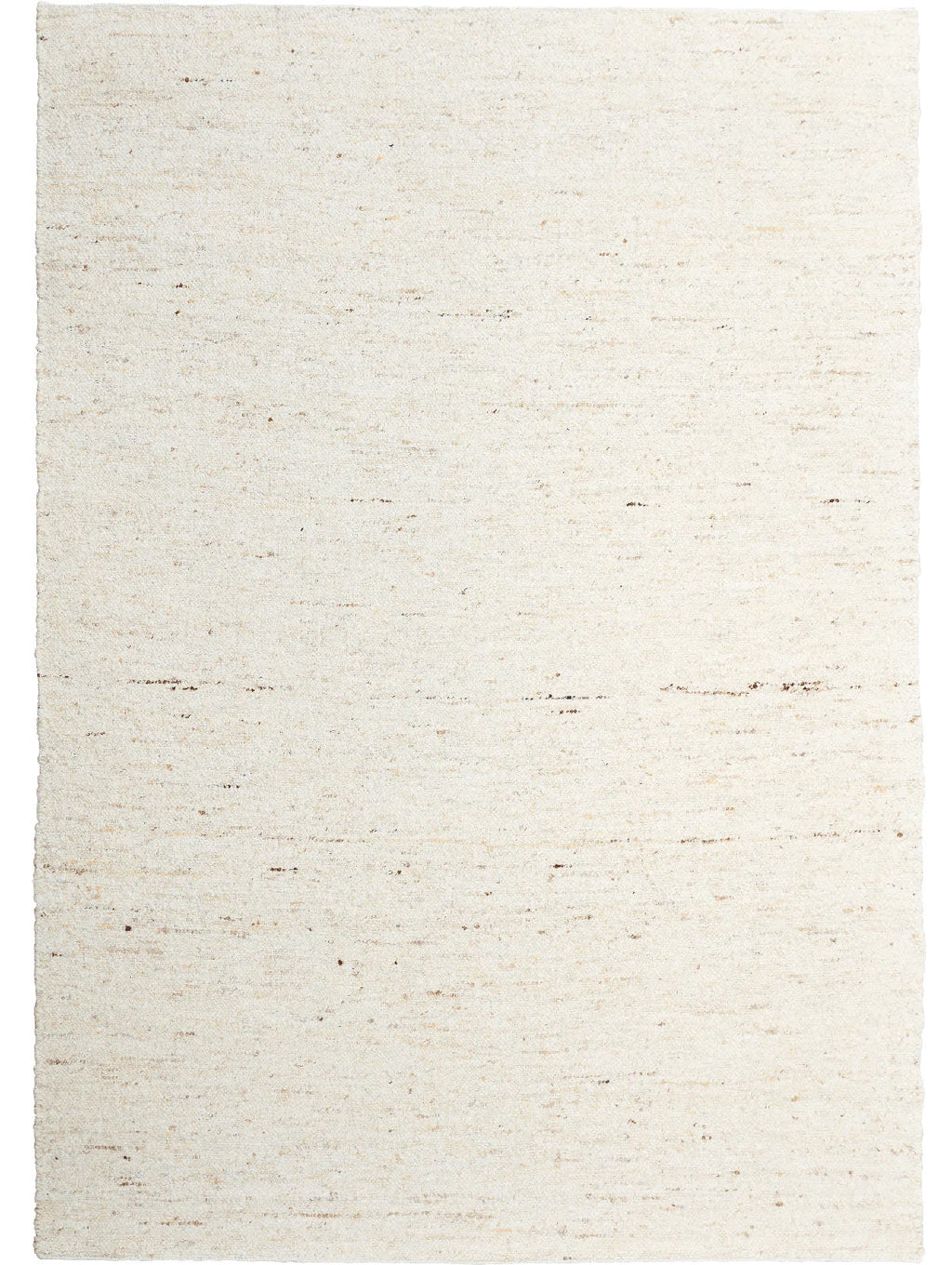 Tribe Home nz birch rug in ivory seen from above