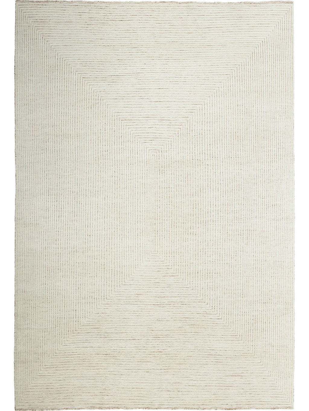 Tribe Home nz Cream Wool Rug from above