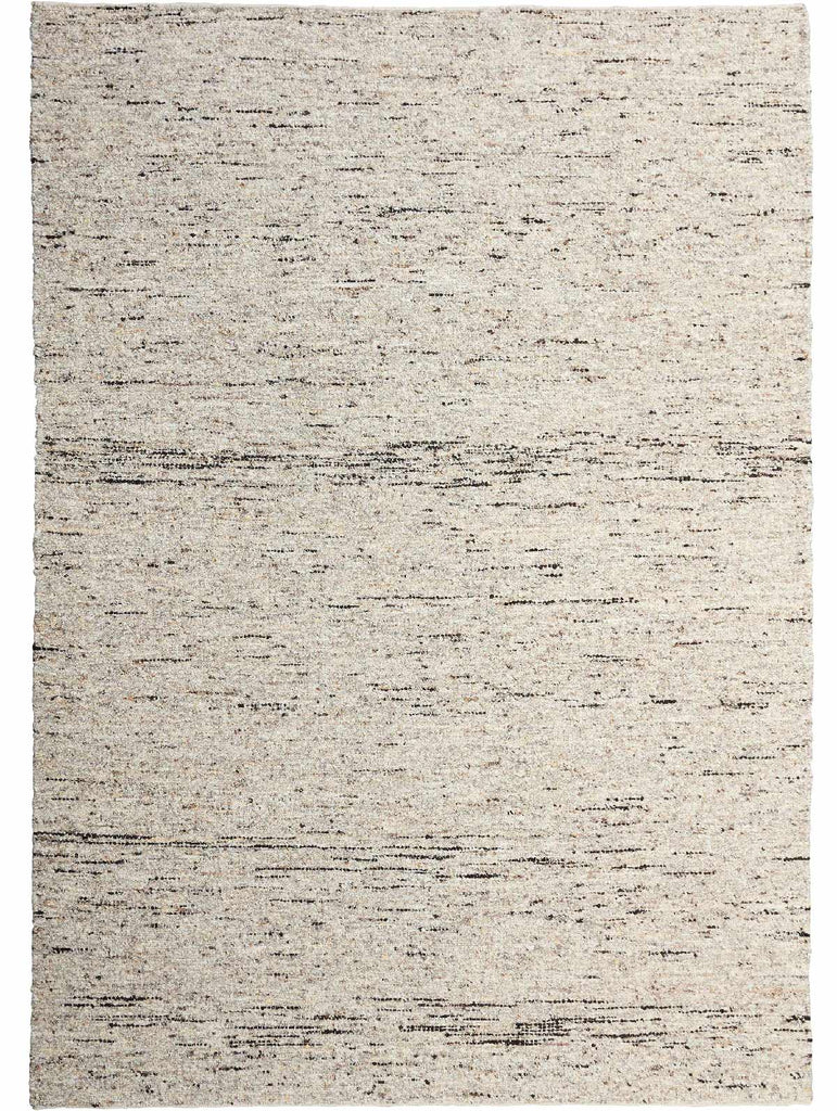 Full view from above of the Tribe Home nz Flint wool rug